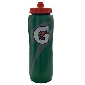 Gatorade Green Water Bottle with Orange Cap